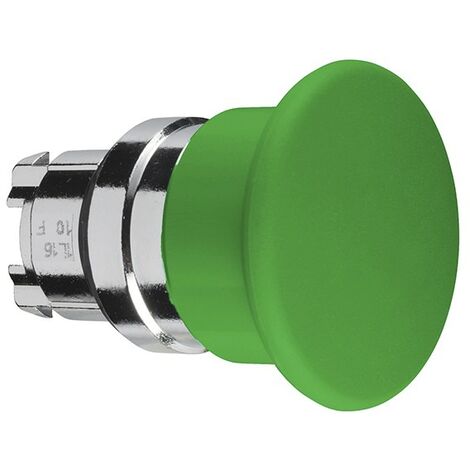 Cabezal pulsador seta 40mm de Schneider  Verde