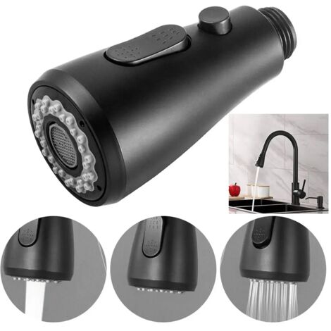 Cabezal rociador de fregadero extensible ABS, cabezal rociador de repuesto para grifos de cocina, grifo de fregadero de cocina de 1/2", 1 pieza