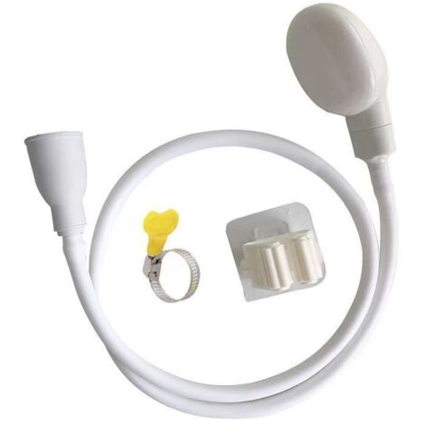 Cabezal rociador de grifo de ABS con manguera de PVC – Conexión universal para fregadero – Salida de agua grande
