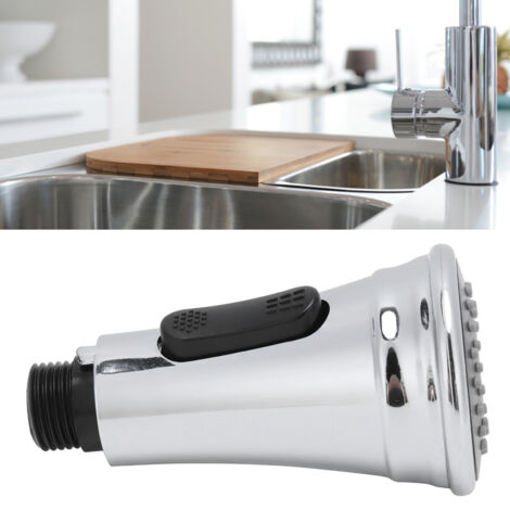 Cabezal rociador de grifo G1/2 pulgada – ABS galvanizado – 2 funciones (lluvia y burbujas) – para cocina y baño