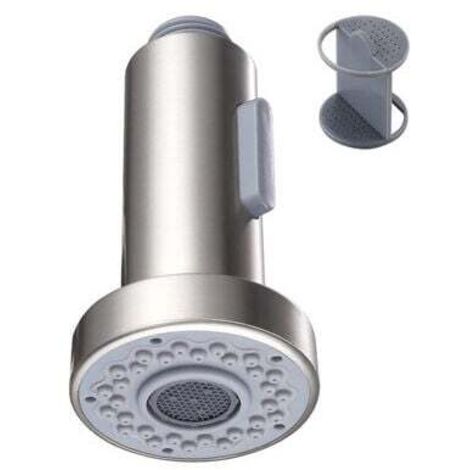 Cabezal rociador extraíble para grifo de cocina FOREHILL con 2 modos, cabezal de repuesto para grifo mezclador retráctil, cromado, G1/2"