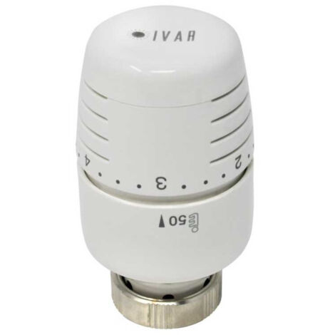 Cabezal Termostático con Mando y Sensor de Expansión de Líquido Incorporado - IVAR