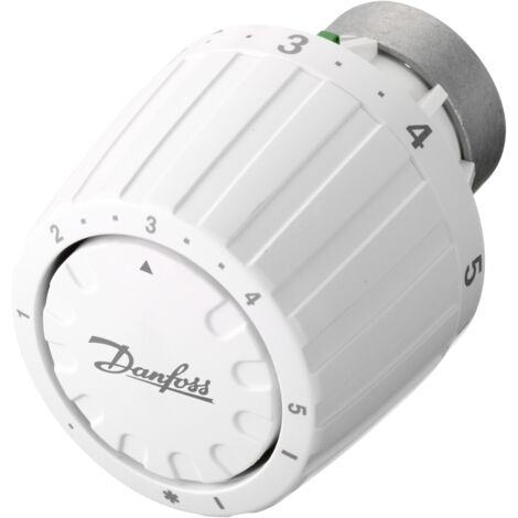 Danfoss 013G2952 Cabezal termostático, Blanco, 7.4x5.6x5.6