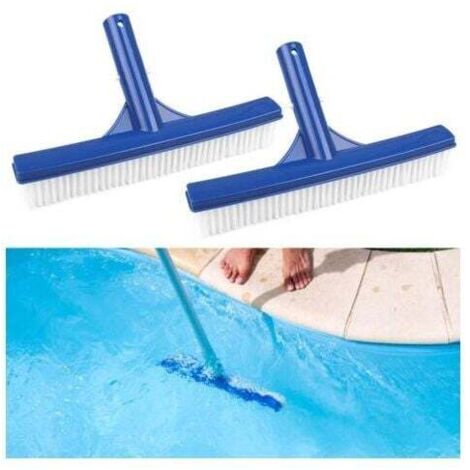 Cabezales de cepillo de limpieza para piscinas, de plástico, de 20,5 a 7,4 cm y 10 pulgadas, para estanques y spas.