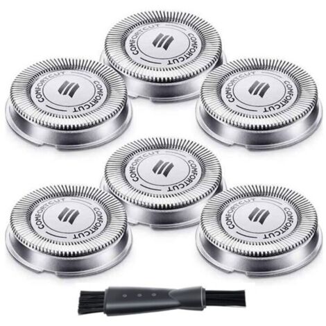 cabezales de repuesto compatibles con las afeitadoras eléctricas de las series S1000, S2000, S3000 y S4000.