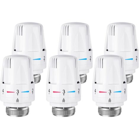 cabezales termostáticos para radiador, cabezal termostático, conexión M30 x 1.5, cabezal termostático inteligente para termostato inteligente y paquete de calefacción central.