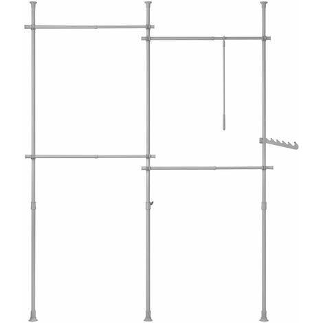 Guardaroba Modulare, Armadietto Fai da Te, Scaffale a 5 Ripiani 4 Righe con  Scomparti a Cubo, Mobiletto in Plastica, 143 x 36 x 178 cm, Nero Floreale