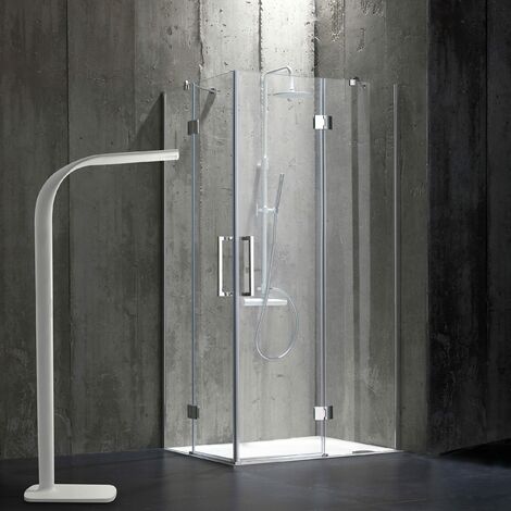 CABINA DE DUCHA 80X120 EN CRISTAL DE 6 MM SIN MARCO LONDON