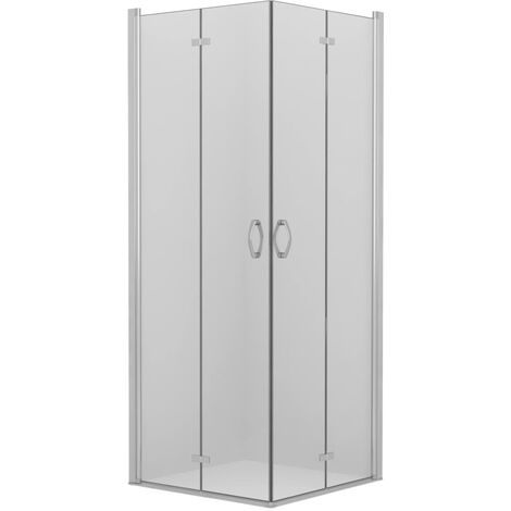 Cabina de ducha con puertas de plegado doble ESG 80x70x185 cm