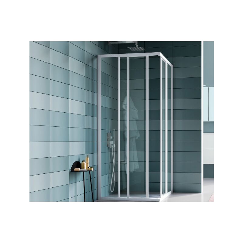 

Cabina de ducha de esquina con cuatro puertas Samo America B6816 | 70x70 cm (67-71 x 67-71)