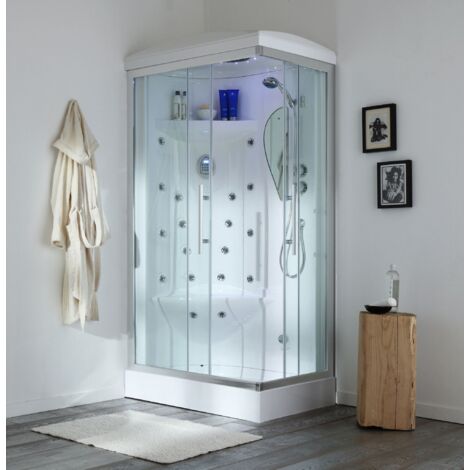 CABINA DE DUCHA DE IRIS IZQUIERDO 70X90 CABINA CON SAUNA