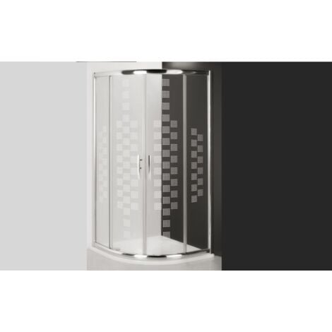 AZURA HOME DESIGN Cabina de ducha esquinera PIXORN 90x90x200 cm