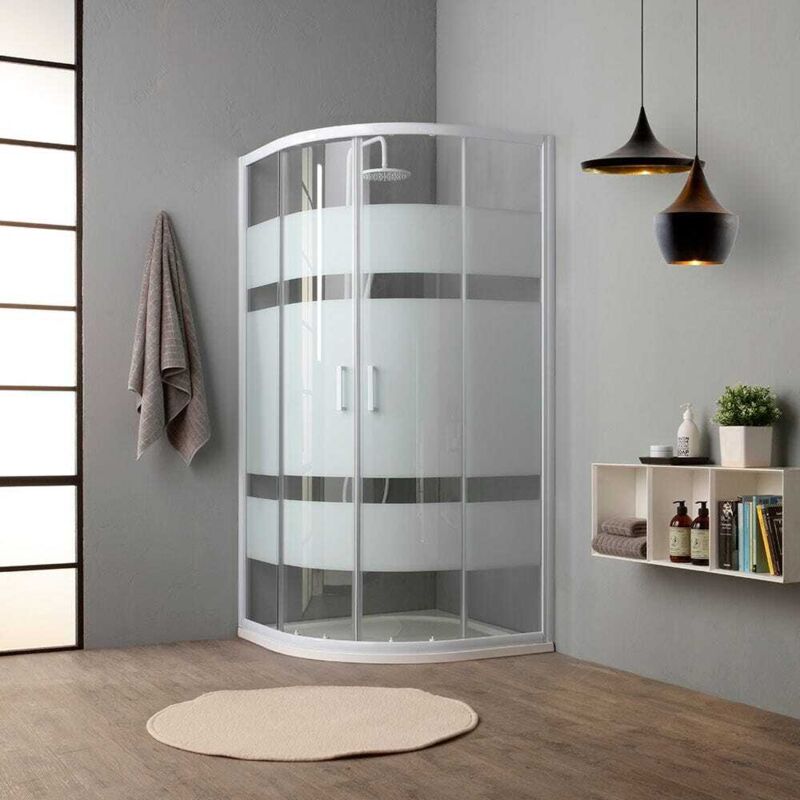 

Cabina De Ducha Semicircular 80 Cm Sergied Glass Series Venere