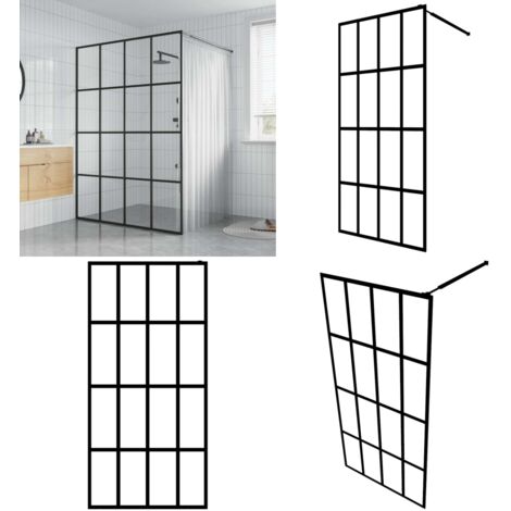 Cabina Doccia con Vetro Temperato Trasparente 140x195 cm - Doccia in vetro - Doccia industriale