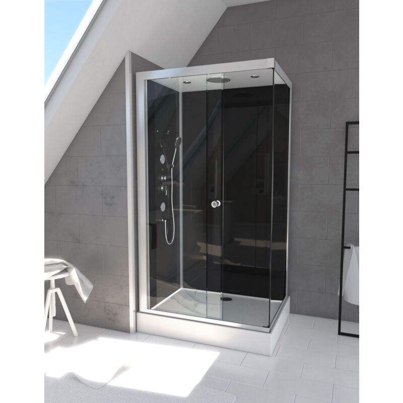 

Cabina Ducha Rectangular 80X110X215Cm- Raven