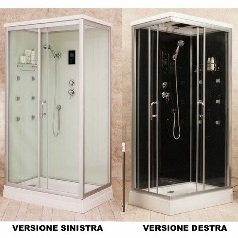 Cabina Doccia Idromassaggio Sauna.Cabina Doccia Idromassaggio 70x90 Iride Sinistra Con Sauna Odontotal Com Uy