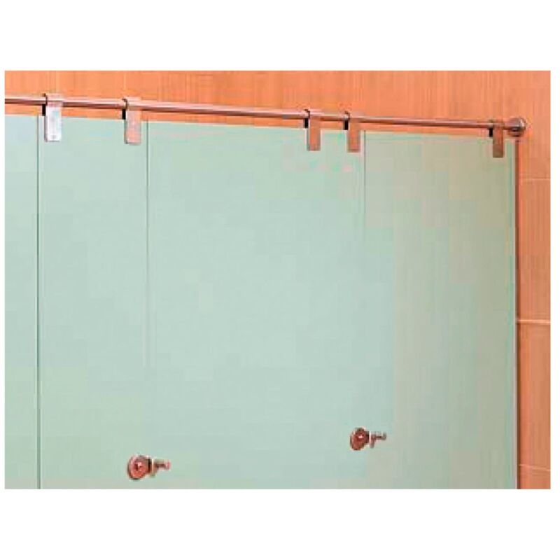 

Selec Design - Cabina Sanitaria (U) 1.80 Metros Fijación Pared Acero Inox - Acero Inox
