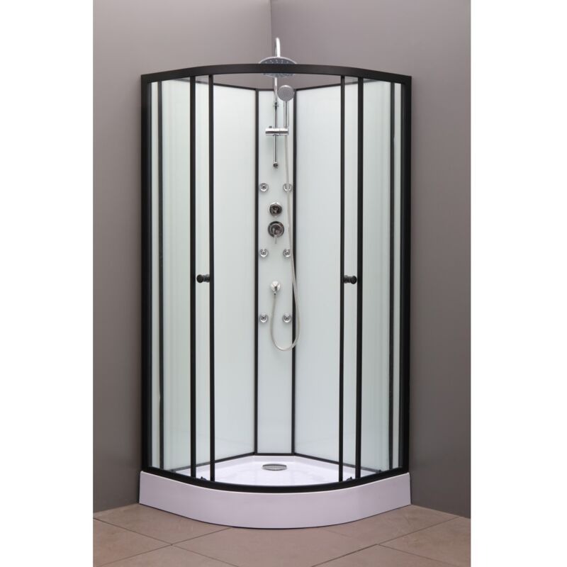 Cabine 1/4 de rond INDUSTRY ROUND 2.0 - 90cm