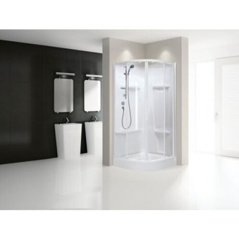 CABINE DCHE SMART PLEIN SUD R90 MIT.MECANIQUE ALUTRADE PLEIN SUD SMARTR90