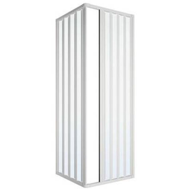 Dianhydro - Cabine de douche 2 faces soufflet réductible modèle loris lux