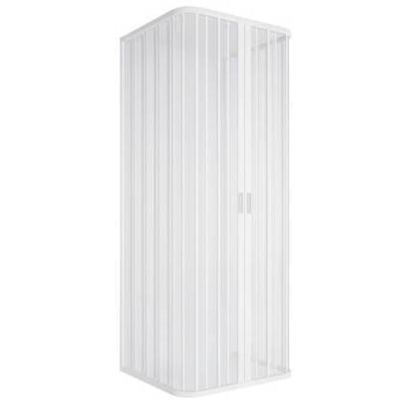 Cabine de douche 3l soufflet réductible ouverture centrale lux