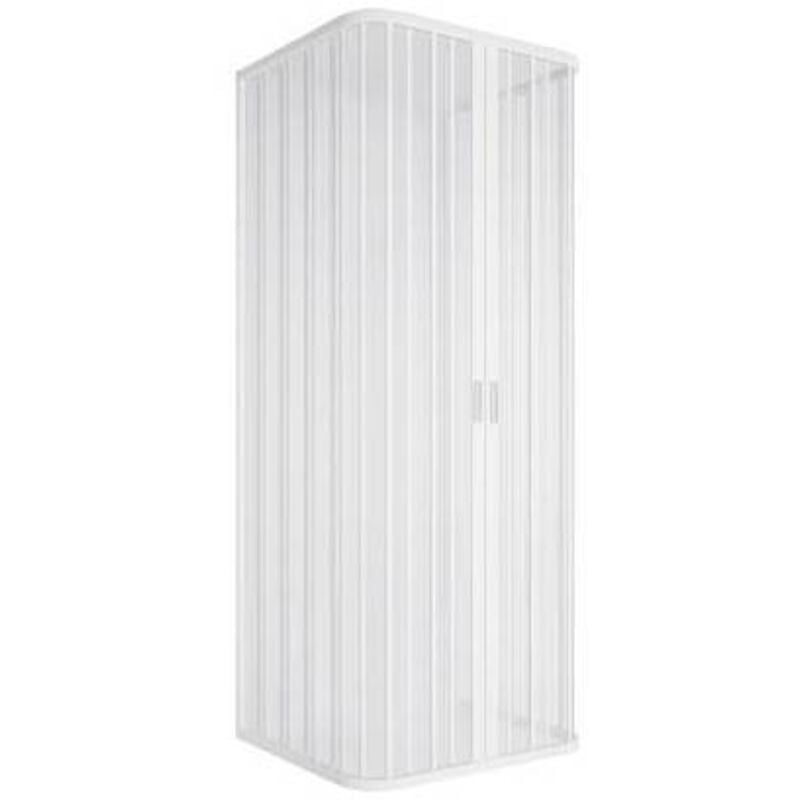 Cabine de douche 3l soufflet réductible ouverture centrale lux