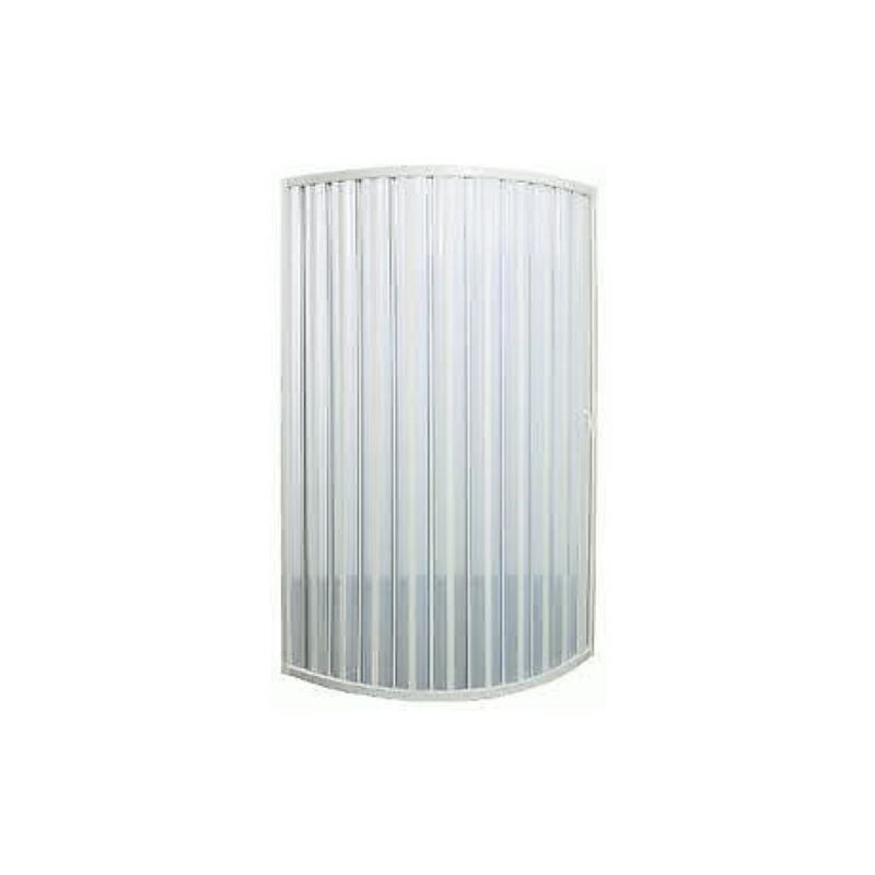 Cabine de douche a une porte, ouverture latA rale en pvc cm 90 x 90 h 190175