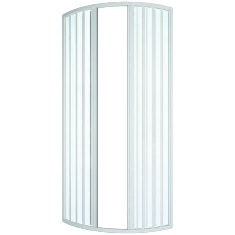 Cabine de douche circulaire avec soufflet mod. image d'espace réservé ilaria lux