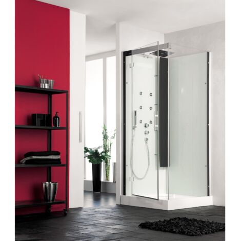Colonne de douche hydromassante design avec cascade, colonne de douche  design A217 - Salledebain Online
