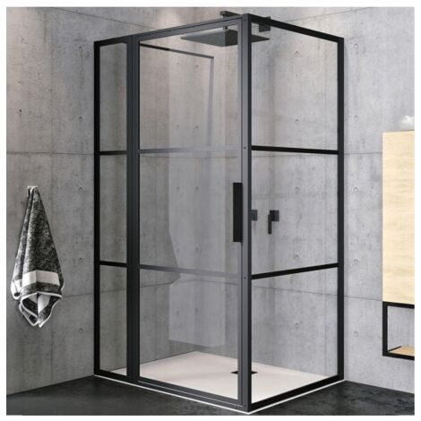 Cabine de douche d'angle GRID 203 RIHO 110x80 x200cm
