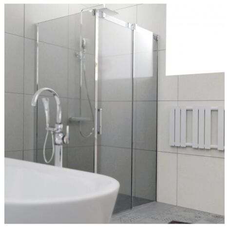 Cabine de douche d'angle OCEAN 203 RIHO 100x100 x195cm avec porte coulissante-Droite-100 --