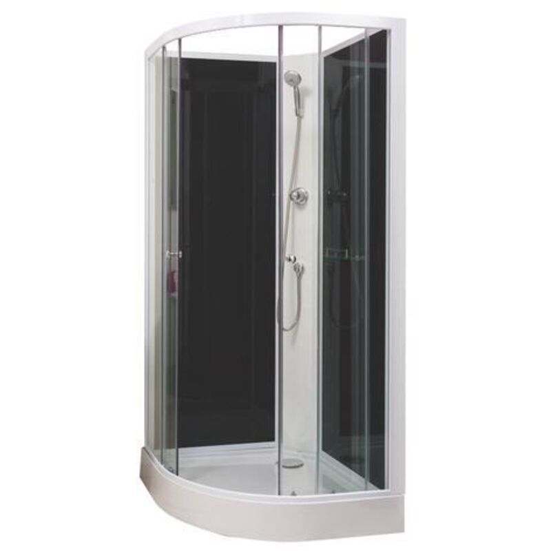 ONDEE Cabine de douche Gena 1/4 cercle - 80cm