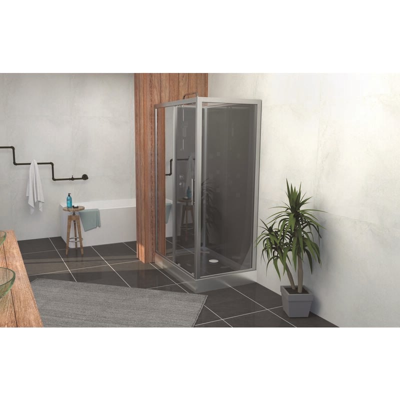 Cabine de douche hydro delline noire 80X120