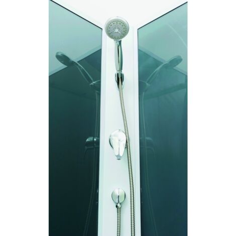 Cabine de douche MINEA 80X80 GRISE Non Hydromassante