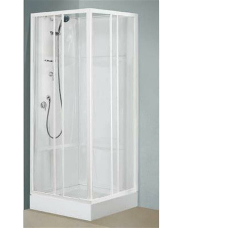 Alutrade - Cabine de douche d'angle oceane - oceane A80 - Dimensions 80 x 80 cm