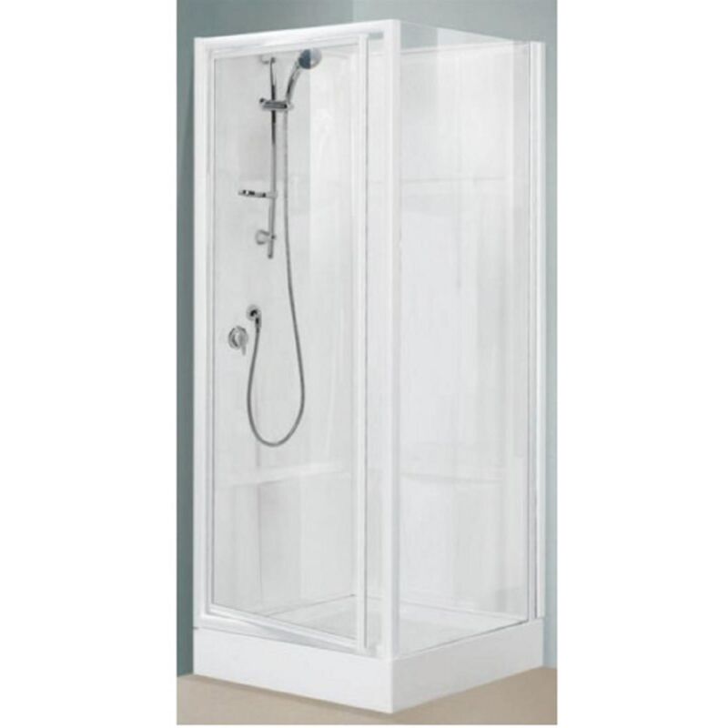 Cabine de douche oceane - Dimensions 90 x 90 cm - blanc