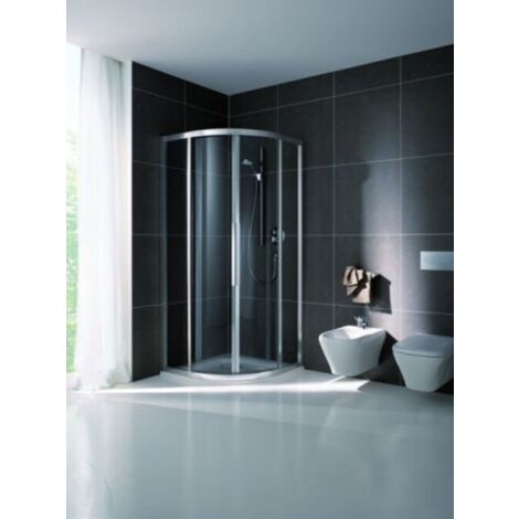 Cabine de douche quart de cercle Koralle avec 2 éléments