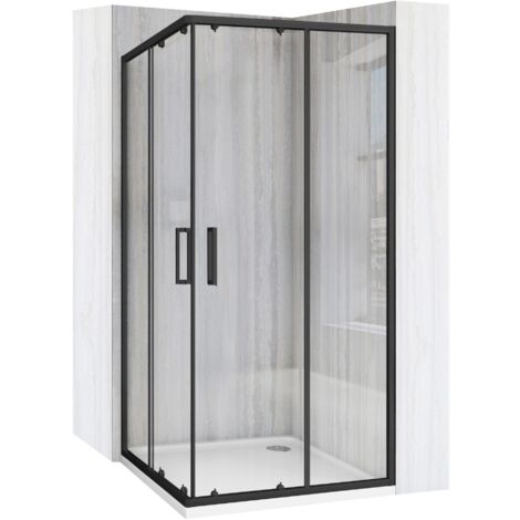 CABINE DE DOUCHE REA CITY 90x90 BLACK