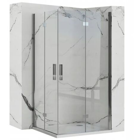 CABINE DE DOUCHE REA MOLIER CHROME DOUBLE 100x100