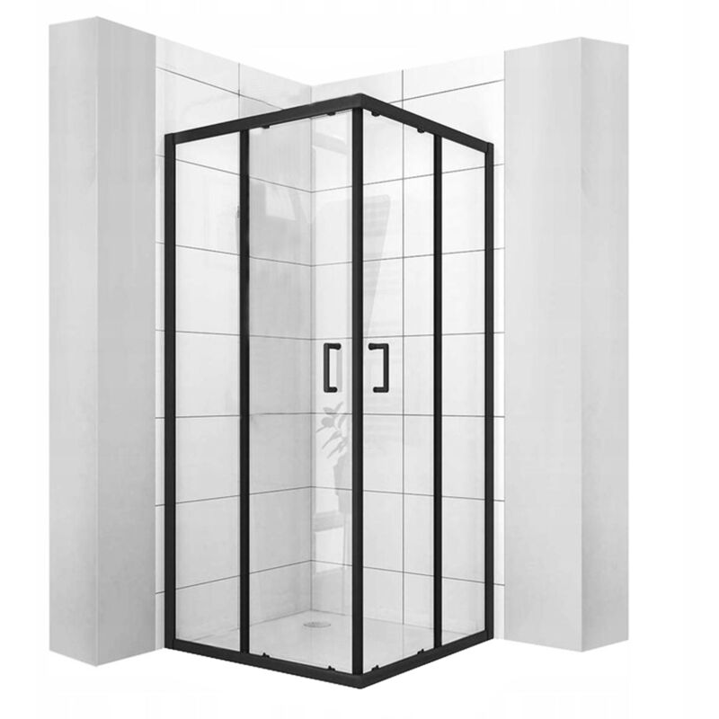 Cabine de douche REA vito 80X80 black