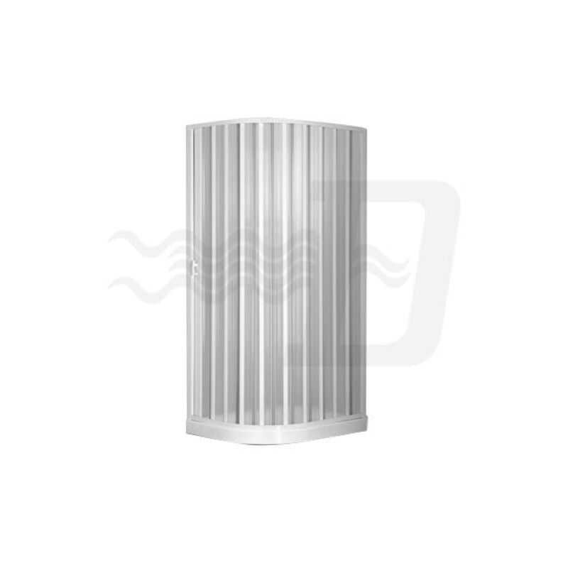 Dianhydro - cabine de douche semi-circulaire asymA trique avec soufflet Tina cm 70x90 dx