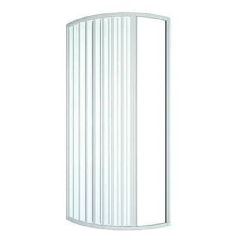 Dianhydro - Cabine de douche semi-circulaire asymétrique mod. tina lux