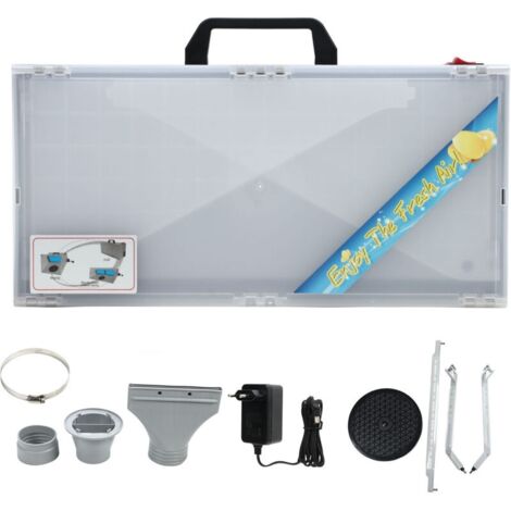 Cabine de pulvérisation d'aérographe Portable avec lumière LED pour peindre des gteaux, des ongles artisanaux, des t-shirts, prise ue 100 à 240V