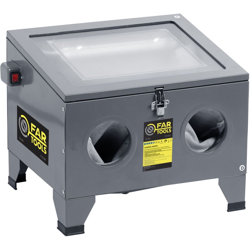 Fartools Pro - Cabine de sablage 90L, capacité de table 20Kg