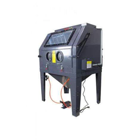 Cabine de sablage avec aspiration 990l