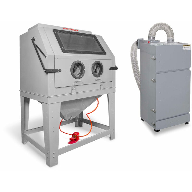 Mw Tools - Cabine de sablage 990 l pro avec aspiration cyclonique externe CAT990FC