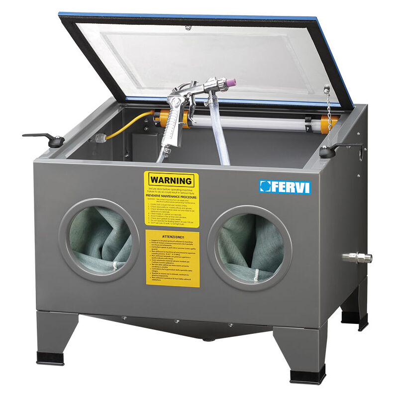 Cabine De Sablage Sableuse Banc Aspirateur Fervi 0580