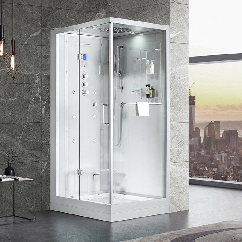 Boreal Sauna - Cabine douche Hammam duo Archipel® Pro 120G (120x85cm) - 2 places