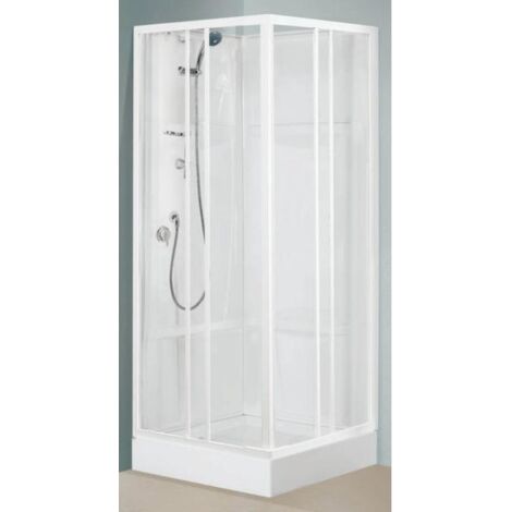 CABINE DOUCHE SMART PLEIN SUD A80 ALUTRADE IMPEXP EURL SMAA80M-1D