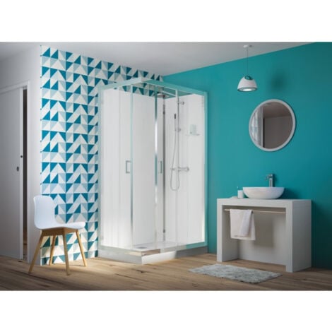 Cabine Eden 2 Coulissant 100X80 Receveur Bas - KINEDO CA836